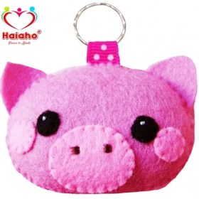 تصویر آویز عروسکی هیاهو مدل پیگ 