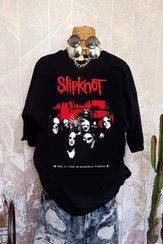 تصویر تیشرت متال slipknot اسلیپنات - M / مشکی slipknot tshirt