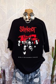 تصویر تیشرت متال slipknot اسلیپنات - M / مشکی slipknot tshirt