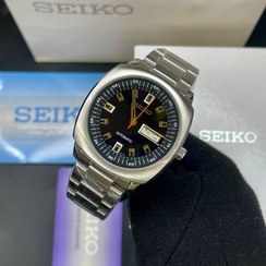 تصویر ساعت مچی مردانه سیکو اتومات قواصی بند استیل ضدآب 