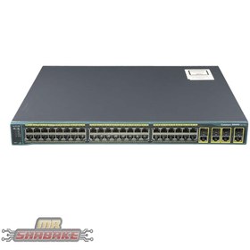 تصویر سوئیچ سیسکو مدل WS-C2960G-48TC-L استوک Cisco WS-C2960G-48TC-L 48Port Switch Stock