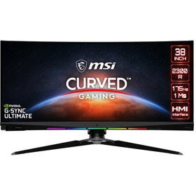 تصویر مانیتور گیمینگ خمیده ام اس آی مدل MEG381CQR Plus سایز 37.5 اینچ MSI Optix MEG381CQR Plus 37.5Inch UWQHD 175Hz IPS Curved Gaming Monitor