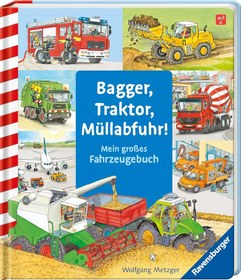 تصویر Bagger, Traktor, Müllabfuhr! German edition ** Bagger, Traktor, Müllabfuhr! German edition