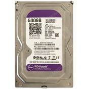 تصویر هارد دیسک وسترن دیجیتال بنفش 500 گیگابایت مدل WD05PURZ - کپی / Western Digital Purple WD05PURZ Internal Hard Disk 500GB