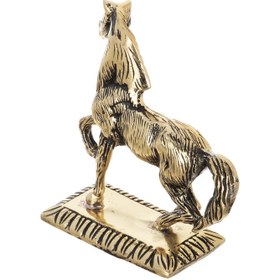 تصویر مجسمه اسب برنزی کد ۱۱ 
