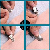 تصویر گیره نگهدارنده رو تختی 4 سر (پک 2عددی) 