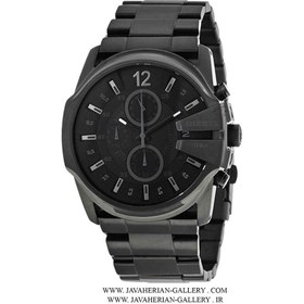 تصویر ساعت مچی مردانه دیزل مدل DZ4180 با بدنه استیل ا Diesel Men's Master Chief Stainless Steel Quartz Watch Midnight Black Diesel Men's Master Chief Stainless Steel Quartz Watch Midnight Black