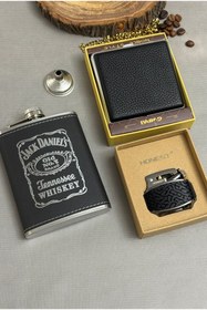 تصویر قمقمه جیبی چرم مدل vip 