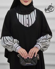 تصویر مانتو عبایی نسیم 