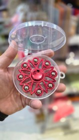 تصویر فیجت اسپینر ضد استرس فلزی در ۴ رنگ - آبی 