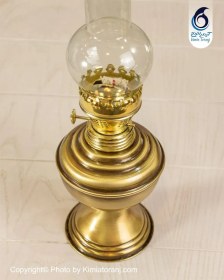 تصویر چراغ متوسط ساده برنجی با ضمانت ۶۰ ماهه صنایع دستی کیمیا ترنج 