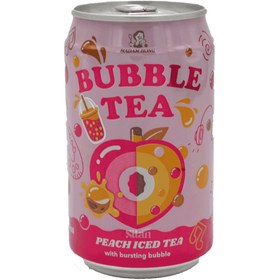 تصویر نوشیدنی بابل تی با طعم هلو - UBBLE TEA PEACH ICED TEA 