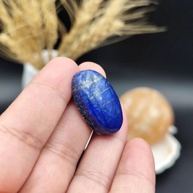 تصویر نگین لاجورد افغان اصل معدنی کد 9266 