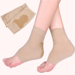 تصویر جوراب محافظ و نرم کننده ی پاشنه ی پا 