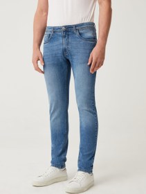 تصویر جین مردانه اسلیم اووی‌اس برند ovs Ovs Mens Slim Jean