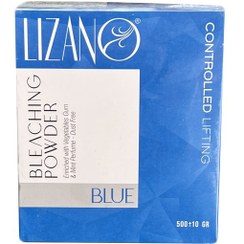 تصویر پودر دکلره لیزانو رنگ ابی ۵۰۰ گرمی 