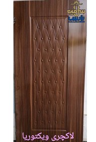 تصویر درب ملامینه HPL طرح لاکچری - لبه دور درب Luxury design HPL melamine door