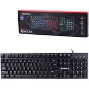 تصویر کیبورد گیمینگ فنتک مدل FIGHTER III K614L با سیم 