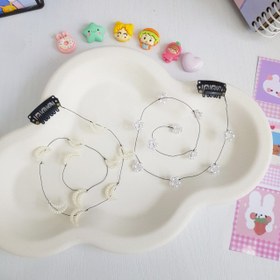 تصویر ریسه مو متنوع - قلب 