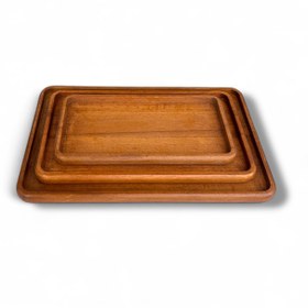 تصویر سینی چوبی پذیرایی باماها مدل XSR 9361 