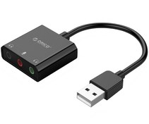 تصویر کارت صدا قابل حمل اوریکو SKT3 ا Orico SKT3 External USB Sound Card Orico SKT3 External USB Sound Card