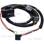 تصویر دسته سیم تقویت چراغ پراید ، پژو ، ال 90 ، ساندرو بدون جا فیوزی 