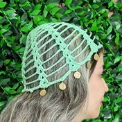 تصویر کلاه قلاب بافی 