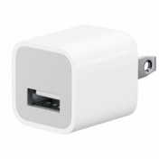 تصویر شارژراصلی اپل 5 وات 5W USB بدون کارتن درپوش دار ا Wall Charger For Apple iPhone XS Max Wall Charger For Apple iPhone XS Max