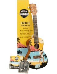 تصویر Kala Learn To Play Elvis Blue Hawaii Concert Ukulele Starter Kit 