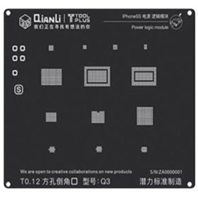 تصویر شابلون دو بعدی QIANLI POWER IPHONE 5s 