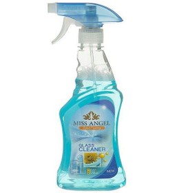 تصویر شیشه پاک کن آبی میس انژل حجم 500 میلی لیتر Miss angel Blue Glass Cleaner 500ml