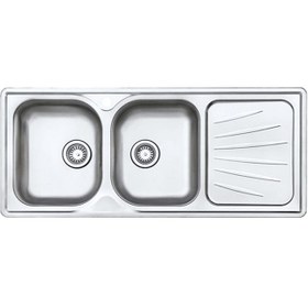 تصویر سینک ظرفشویی استیل البرز مدل R-214 Inset Sink