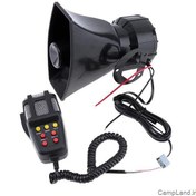 تصویر آژیر پلیسی ۷ صدا میکروفون دار 7 sound police siren with microphone