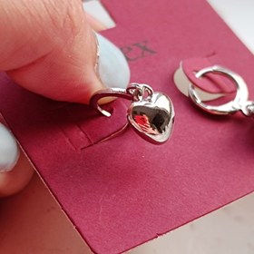 تصویر گوشواره قلب 