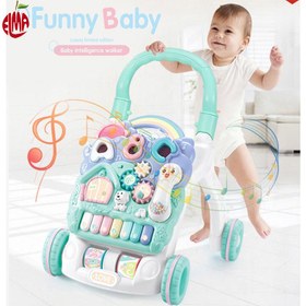 تصویر واکر کودک اسباب بازی موزیکال Baby intelligence waiker 69859 