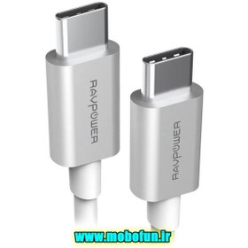 تصویر کابل USB-C به USB-C راو پاور مدل RP-TPC001 طول 2 متر 