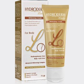 تصویر کرم روشن کننده بدن هیدرودرم Hydroderm Body Whitening Cream 75g 