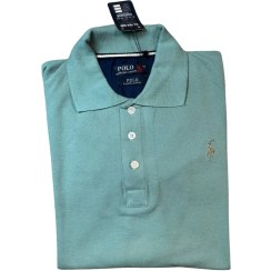 تصویر تیشرت یقه دار سه دکمه پولو 