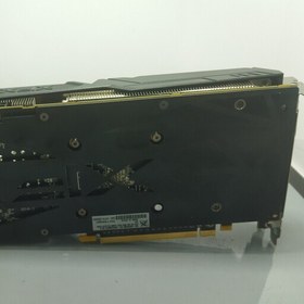 تصویر کارت گرافیک rx590 سه فن شرکت xfx بدون جعبه و ماین نشده با تست 