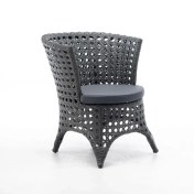 تصویر صندلی حصیری ویلایی هلن 