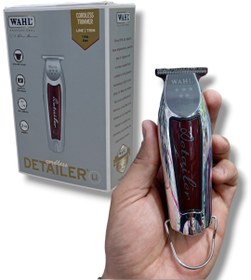 تصویر خط زن و صفر زن سر صورت وال پنج ستاره شارژی و مستقیم برق دارای تیغ T برند: وال WAHL WAHL92257-1401