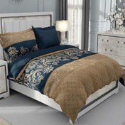 تصویر روتختی یکنفره ی کارینا ساتین پلاس deniz a single satin plus carina bedspread deniz a