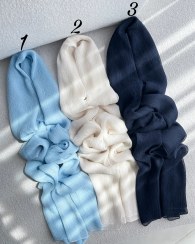 تصویر شال حریر پلیسه وارداتی 