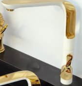 تصویر شیر ظرفشویی آرسو سفید طلایی مدل کارن 