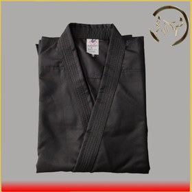 تصویر لباس کاراته مشکی تورنادو 