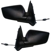 تصویر آینه بغل پژو ۴۰۵ مدل خرگوشی تنظیم دستی بسته ۲ عددی 