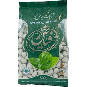 تصویر شکرپنیر طعم نعناع فلفلی سایز متوسط - فیاض Peppermint Flavor Medium Size Sugarcandy - Fayyaz