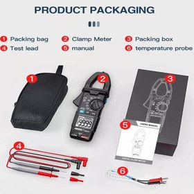 تصویر مولتی متر کلمپی دیجیتال مستک مدل CM83C MESTEK digital clamp-on multimeter model CM83C