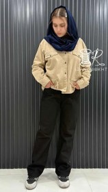 تصویر شلوار جین نیم بگ کد 23 