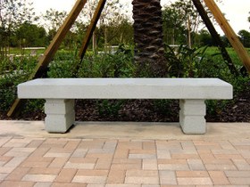 تصویر نیمکت بتنی کد: TB - 01 Tables and benches